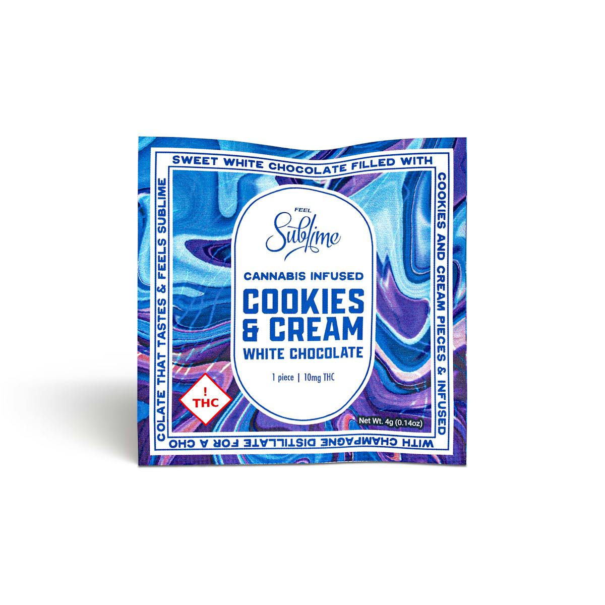 Photo of Sublime – Cookies & Cream White Chocolate – 10mg