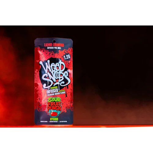 Weed Snobs - 1.2g Liquid Diamond Infused Preroll - Sour Fruit Punch