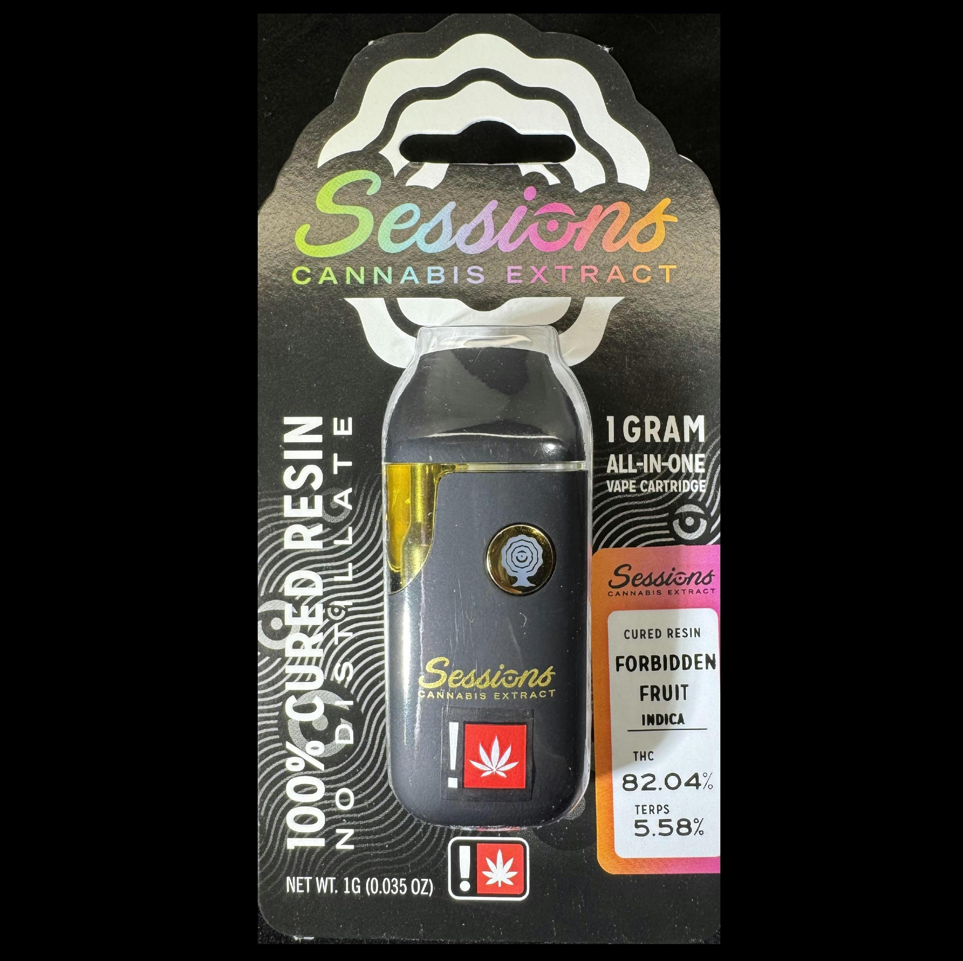 Photo of Forbidden Fruit Cured Resin DISPOSABLE Cartridge (Sessions)