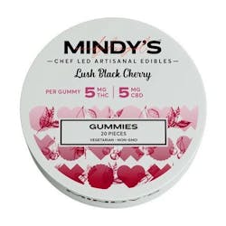 1:1 Lush Black Cherry (THC:CBD) - 5mg/100mg Total (20pk)
