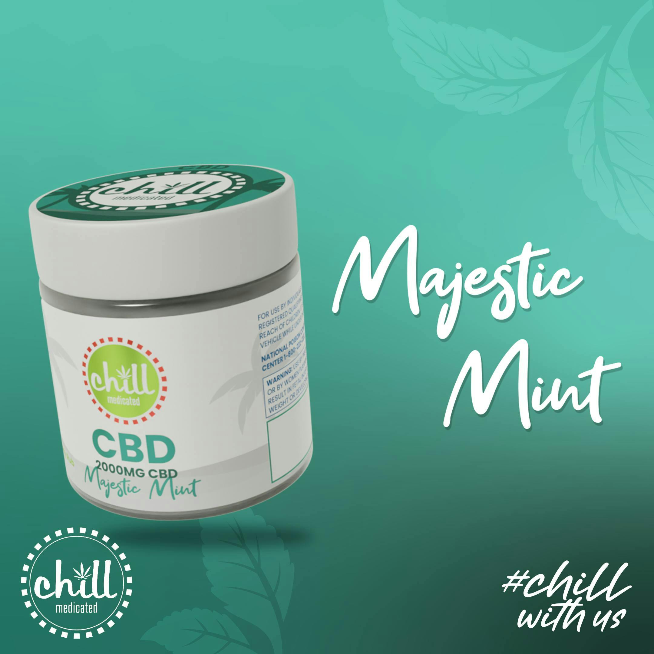 Product: CHILL MEDICATED | MAJESTIC MINT - TOPICALS THC CBD