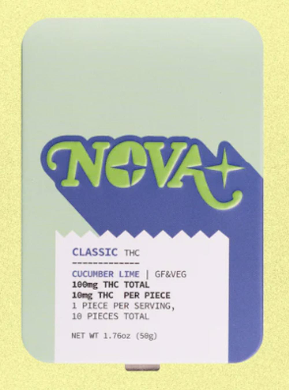 Product Gummies | Cucumber Lime Classic (H) | 10mg THC | Nova