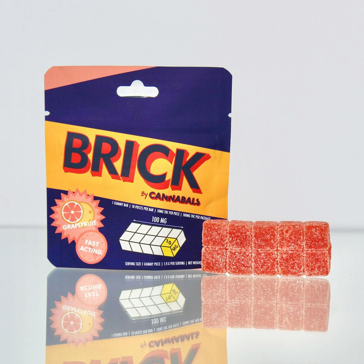 Photo of Cannabals | Grapefruit BRICK | 100mg
