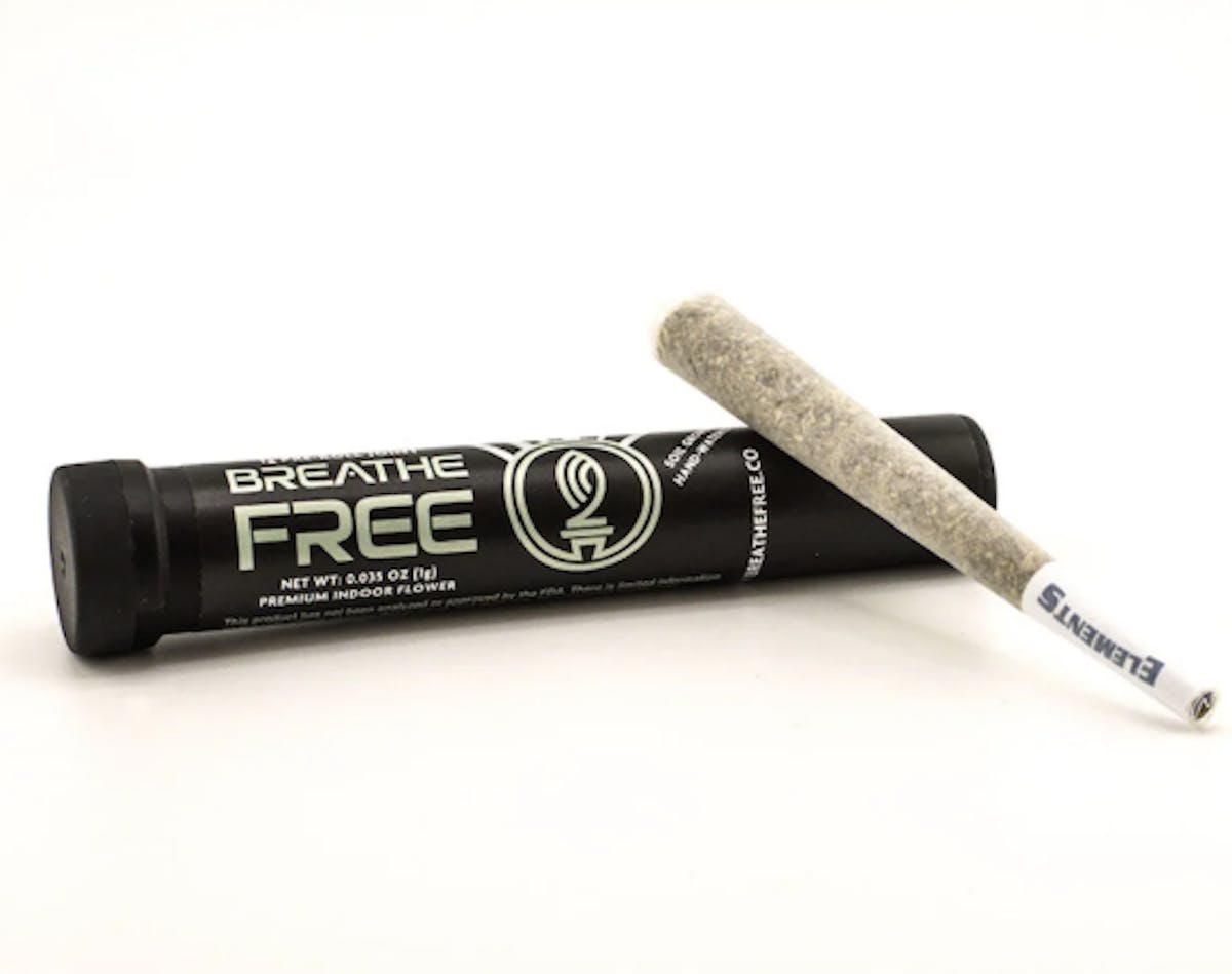 Photo of Breathe Free Sherb Cream Pie 1g Preroll
