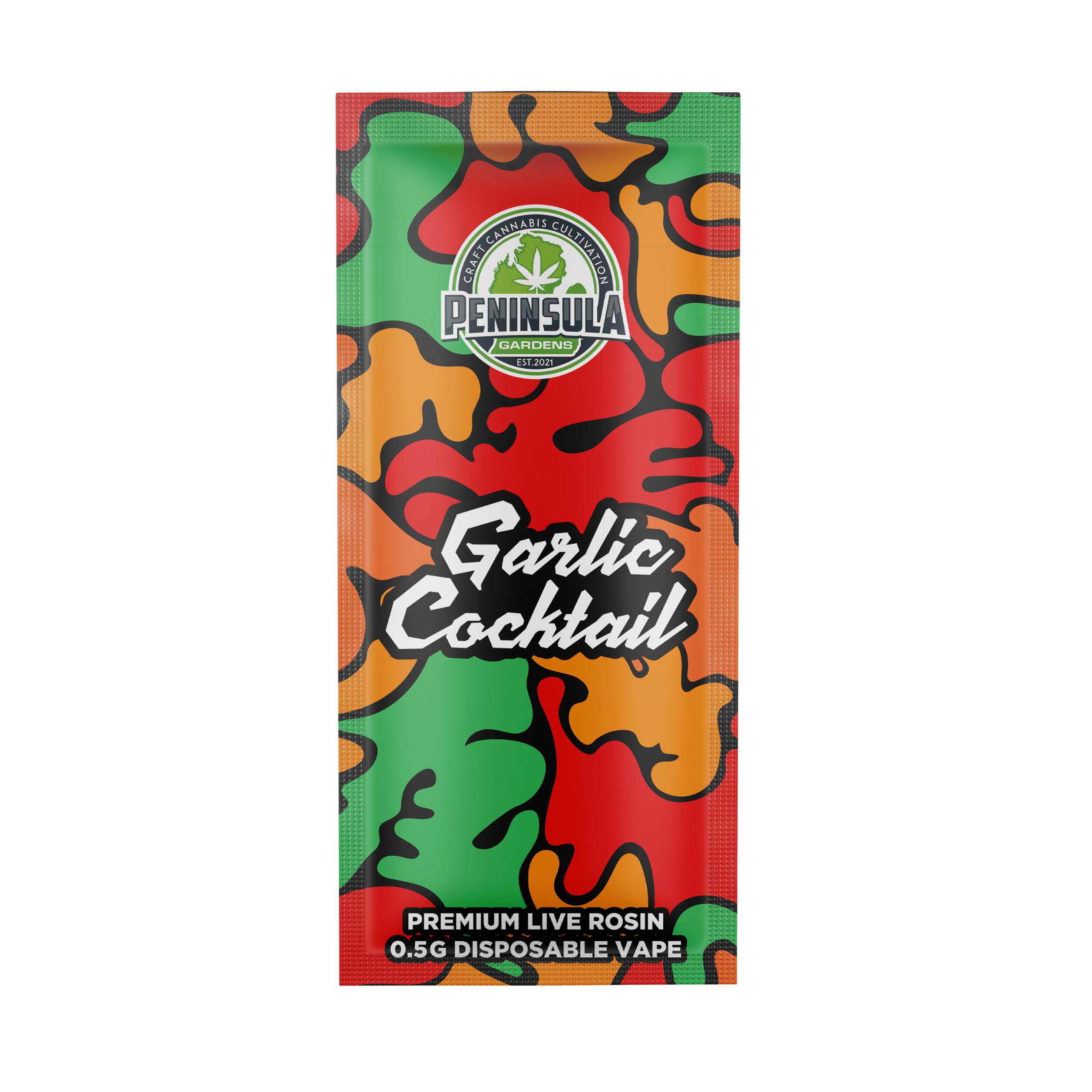 Buy Peninsula Gardens Garlic Cocktail .5g Hash Rosin AIO By