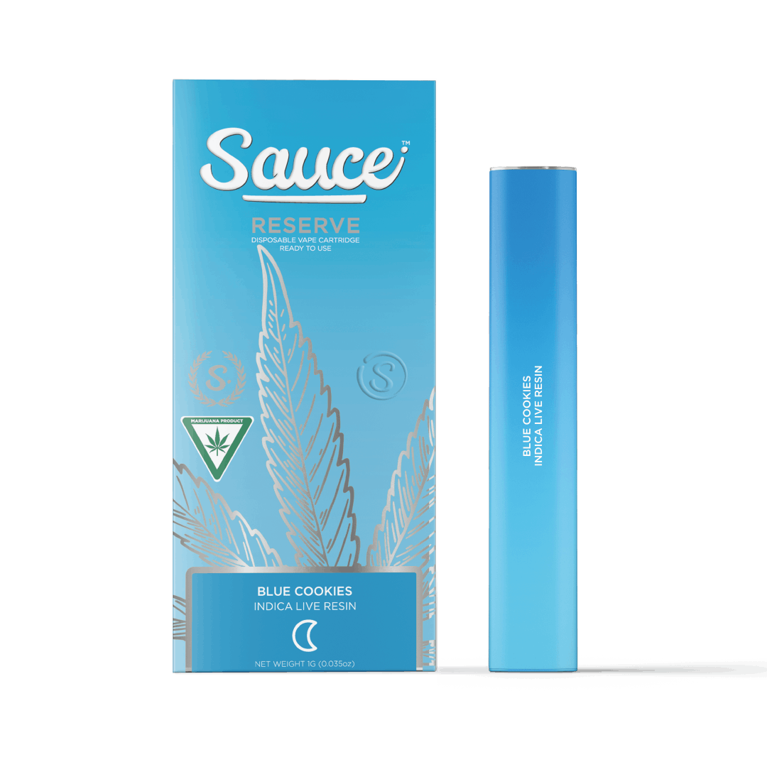 Sauce - 1g Live Resin Disposable - Blue Cookies