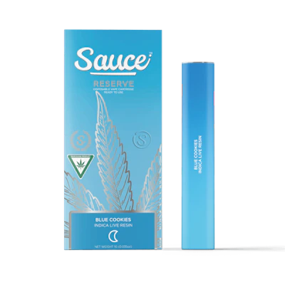 Sauce - 1g Live Resin Disposable - Blue Cookies