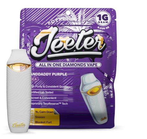 Product: Granddaddy Purp | Disposable | Liquid Diamonds | Jeeter