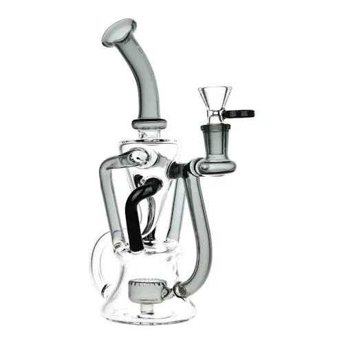 Pulsar – 4-Tube Recycler Water Pipe | 9′ | 14mm F-1