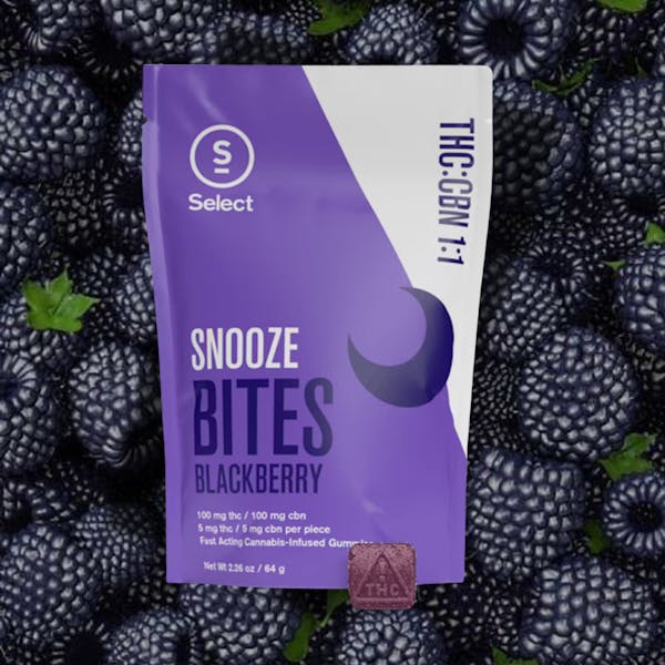 Blackberry Snooze NANO 1:1 THC:CBN - 100mg (20 Pack) - Select