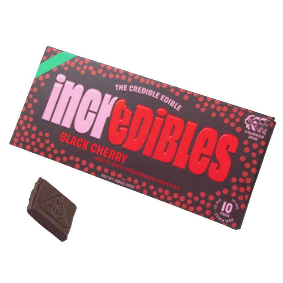 Product Incredibles - Black Cherry - 100mg - Chocolate Bar