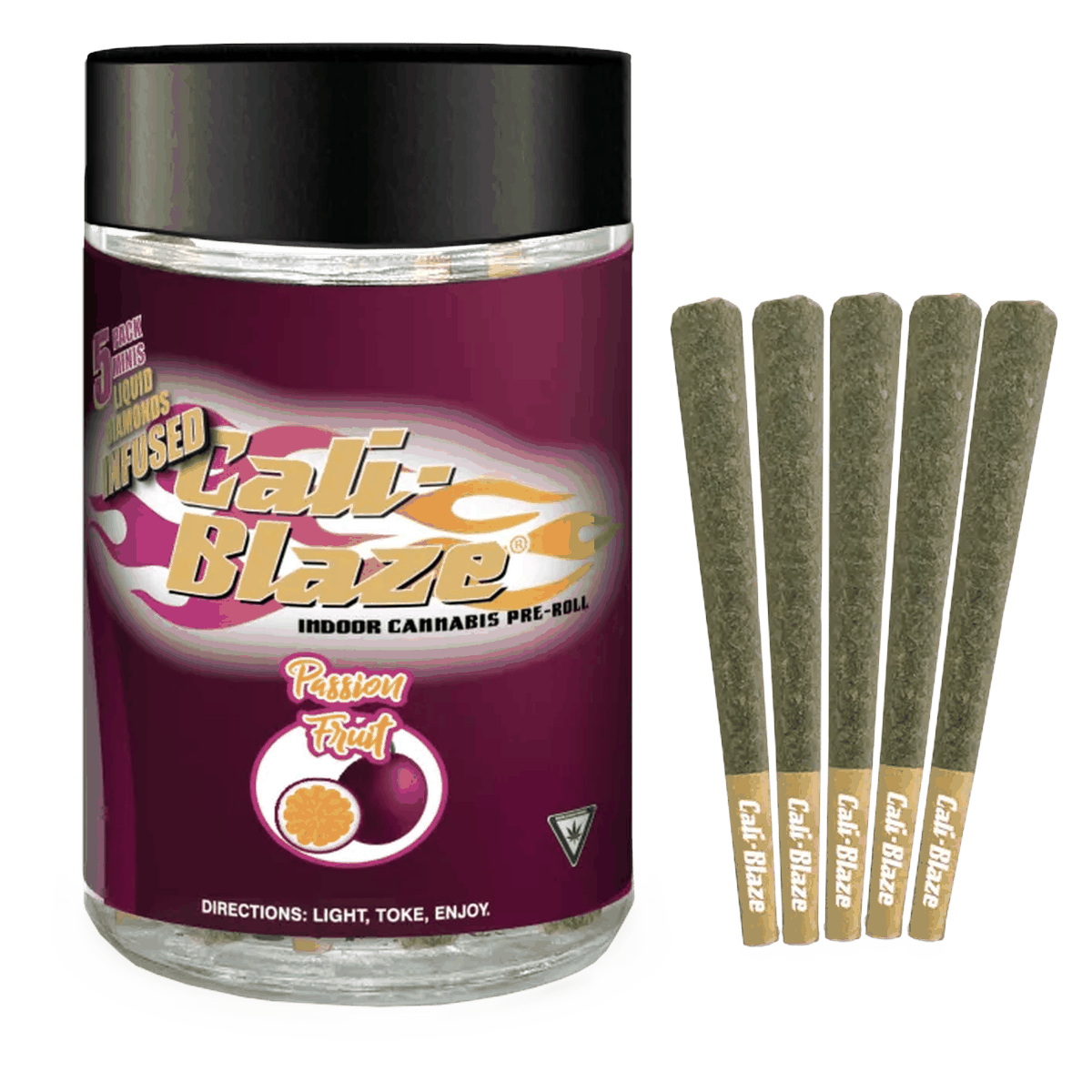 Product Passion Fruit Liquid Diamond Pre-Roll 5-Pack | 3.5g