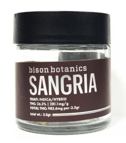 Sangria Indica dominant | Bison Botanics