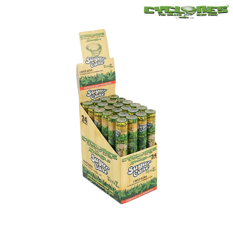 Sugar Cane Hemp Cones - 1pk