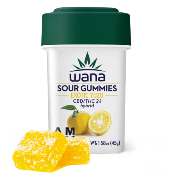 Exotic Yuzu 1:2 | WANA Gummy | 10ct • Ethos Cannabis