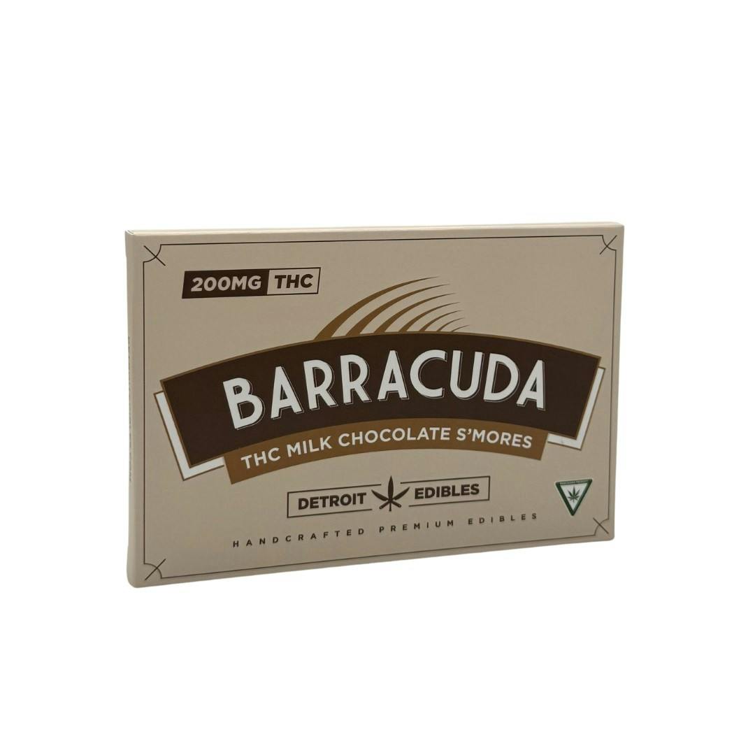 Detroit Edibles | Milk Chocolate S'mores Barracuda Bar | 200mg
