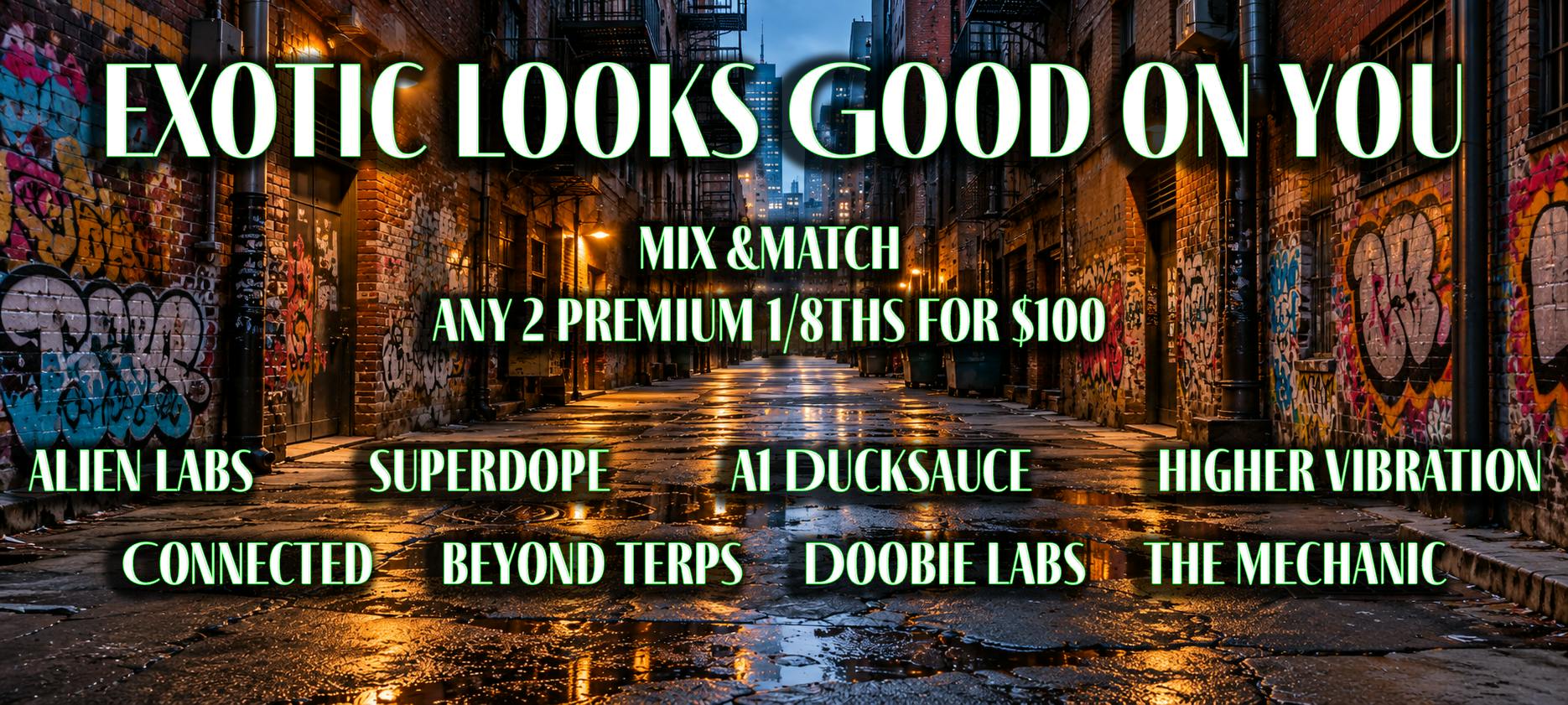 mix and match for $100