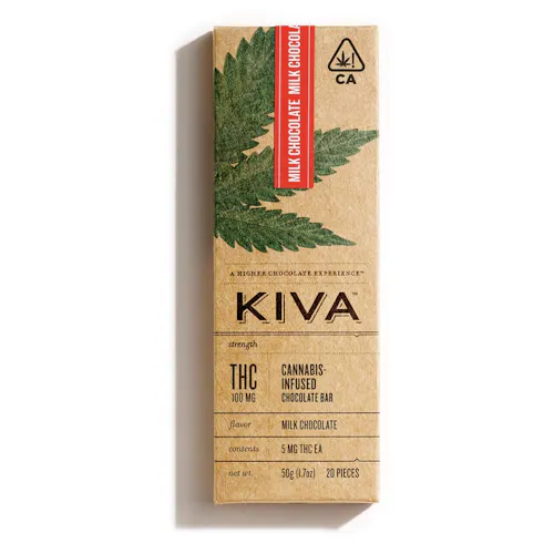 Kiva – Milk Chocolate – Chocolate – 1ct – 100mg-active