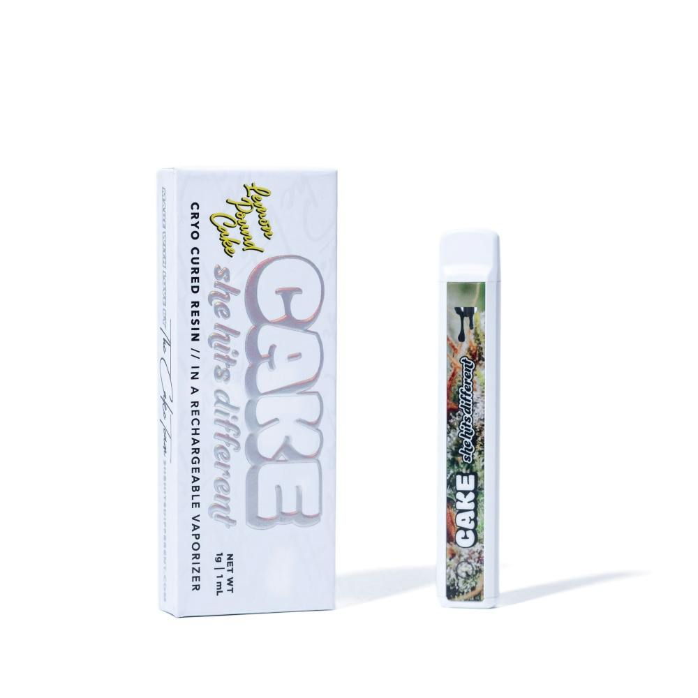 CAKE Cryo Cured Live Resin Lemon Pound Cake Disposable Vape | Curaleaf