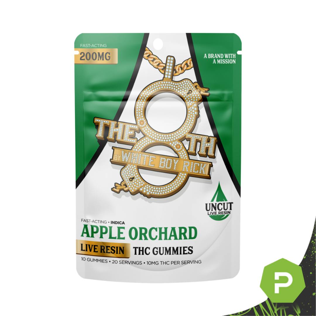 The 8th White Boy Rick | 200mg Live Resin Gummies | Orange