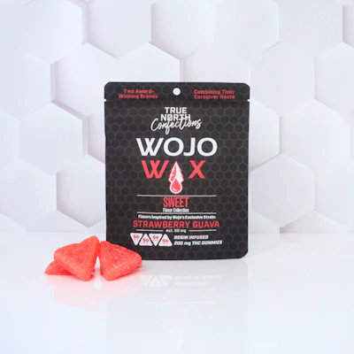 WOJO X True North  - 200mg Rosin Gummies - Strawberry Guava
