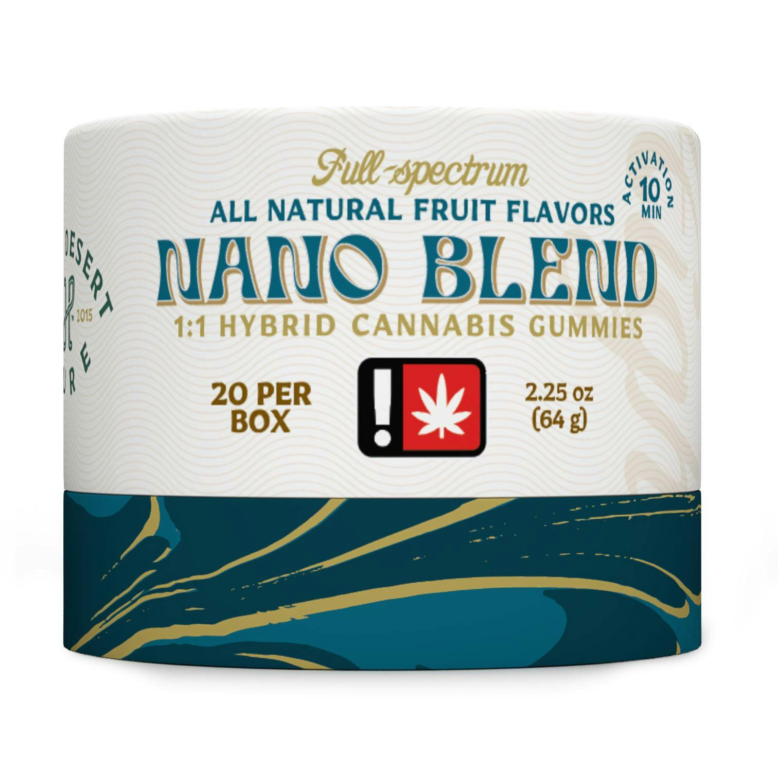 High Desert Pure | Nano Blend 1:1 Full Spectrum Gummies | 100mg
