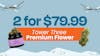 2 for $79.99 - Tower Three Premium 3.5G flower
