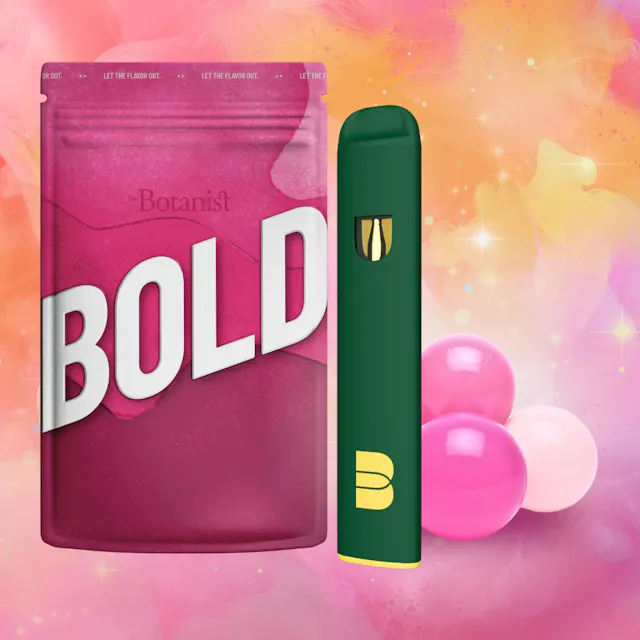 The Botanist BOLD Disposable Bubblegum 1g (sativa, disposables)