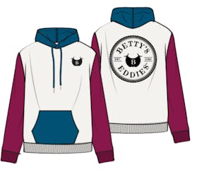 Betty's Hoodie - Color Block - XL