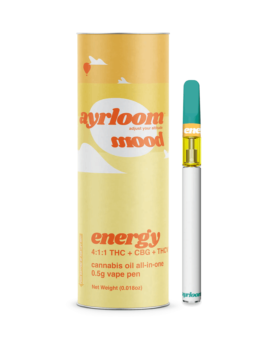 Photo of Ayrloom Energy | AIO | .5g | THC : THCV : CBG