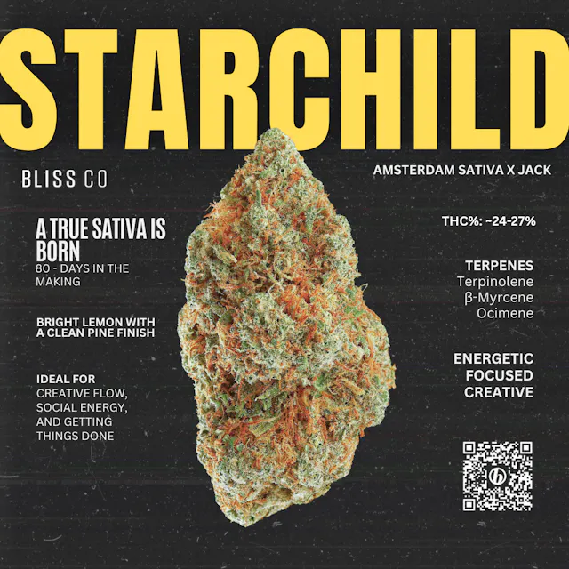 Blissco Bliss Co Pre-Roll Starchild .7g (sativa hybrid, singles)