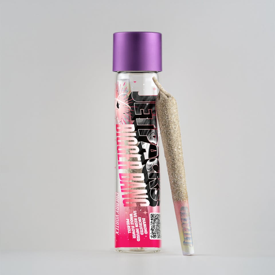 Jetpacks - 1g Live Resin & Diamond Infused Preroll - Cherry Vortex
