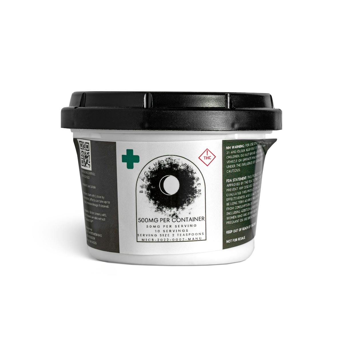 Photo of Blackhole Infused Butter – 500mg (Medical)