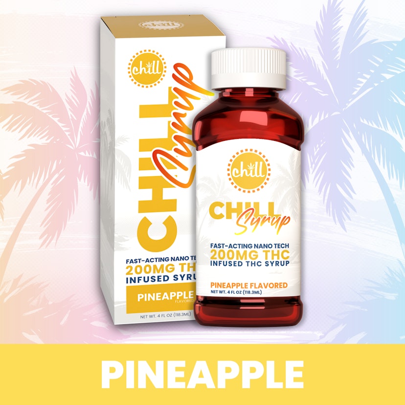 Chill Medicated - Pineapple 200mg THC Syrup