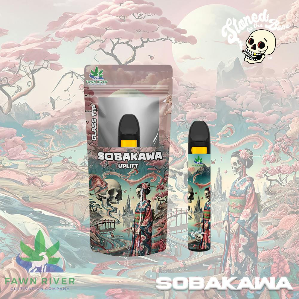 Stoned to the Bone | Sobakawa | Live Bubble Hash Rosin Disposable | 0.5g