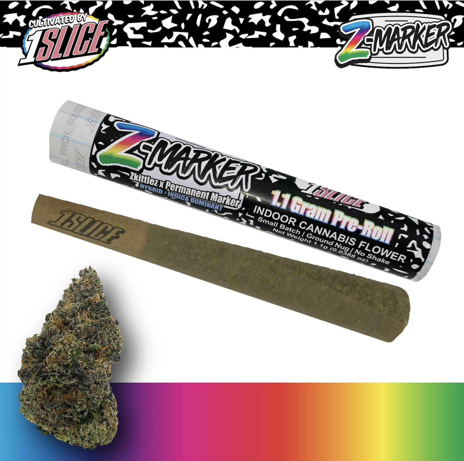 1Slice | 1.1g Pre-Roll | Z-Marker