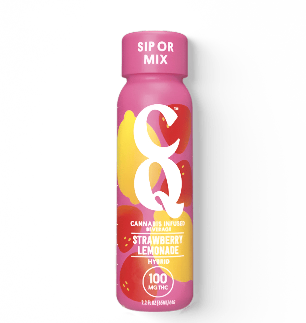 CQ Drink 100mg: Strawberry Lemonade Shot 2.2oz | Bridge City