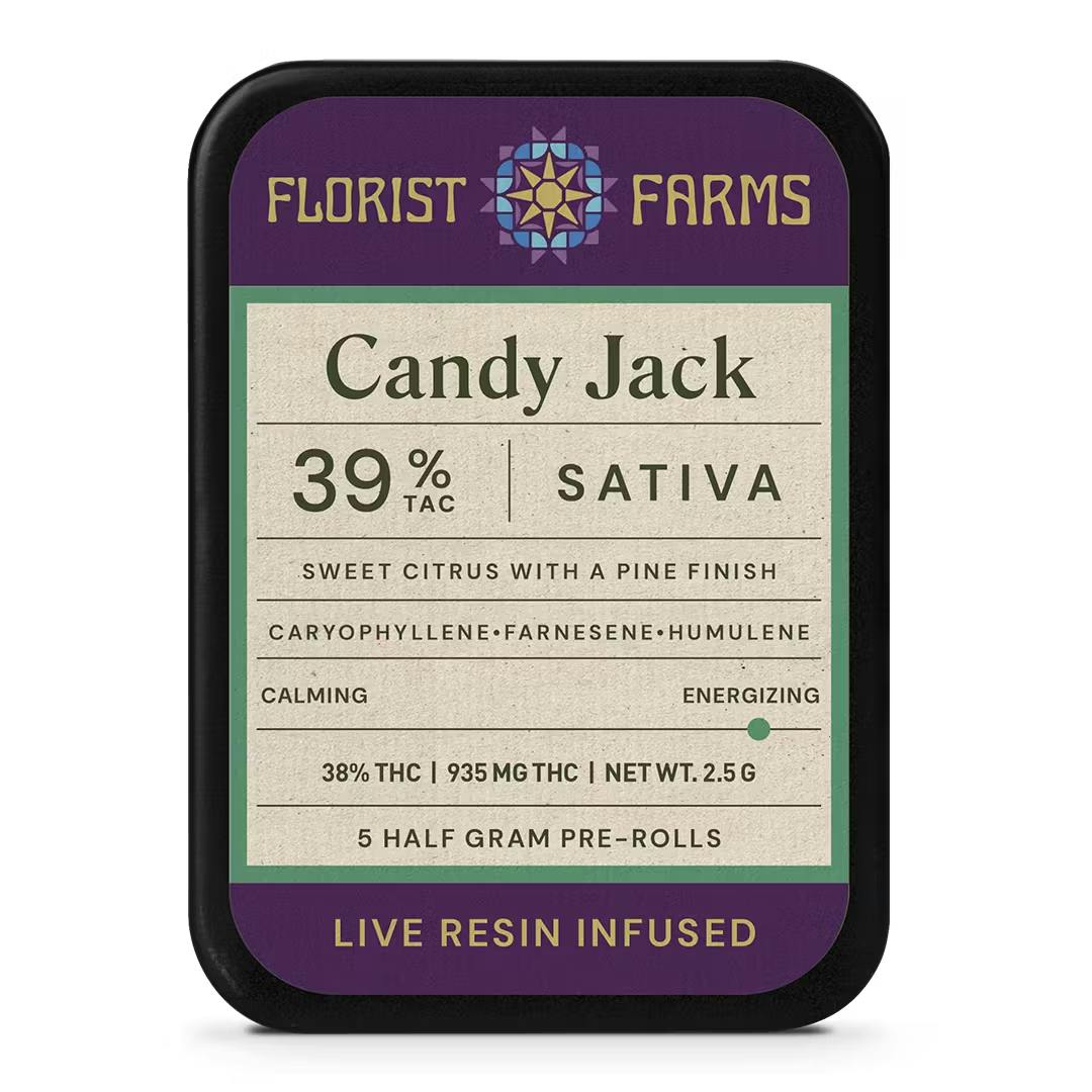 Photo of Florist Farms | Candy Jack Pre-Rolls | 2.5g Resin 5pk