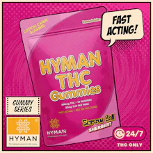 Hyman - 200mg Gummies - Screwball Sherbert (All Day)