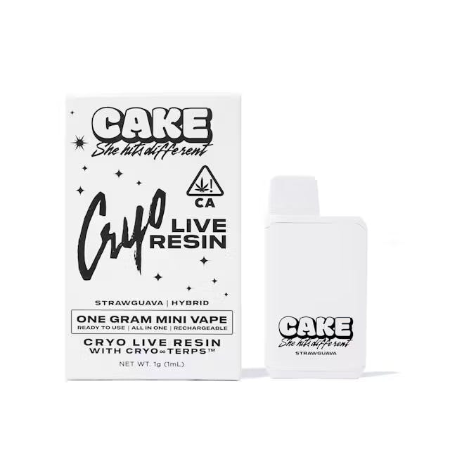 Cake | Cryo Live Resin MINI - Strawguava - Hybrid - 1g