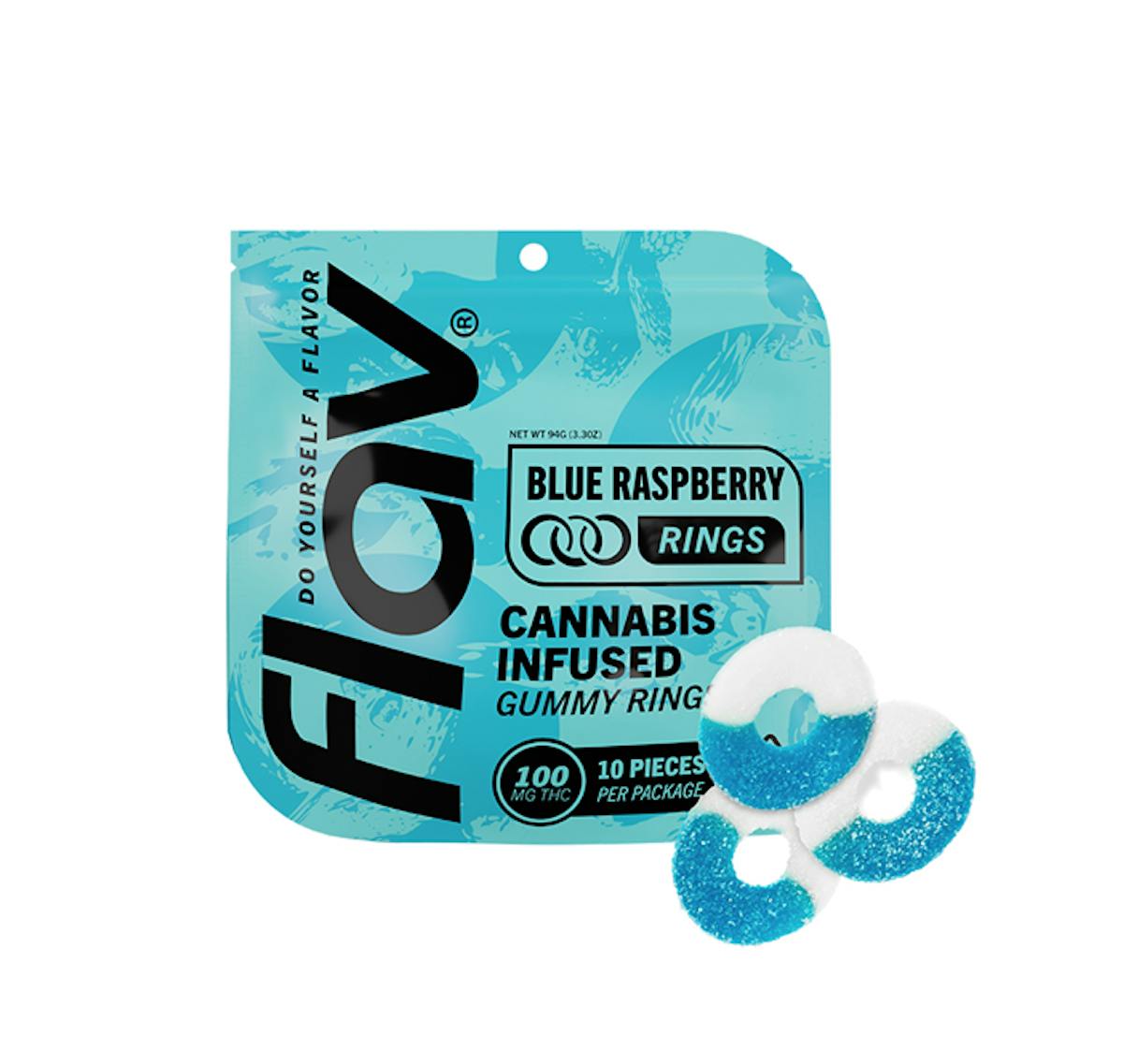Photo of Flav | Blue Raspberry | Gummy Rings