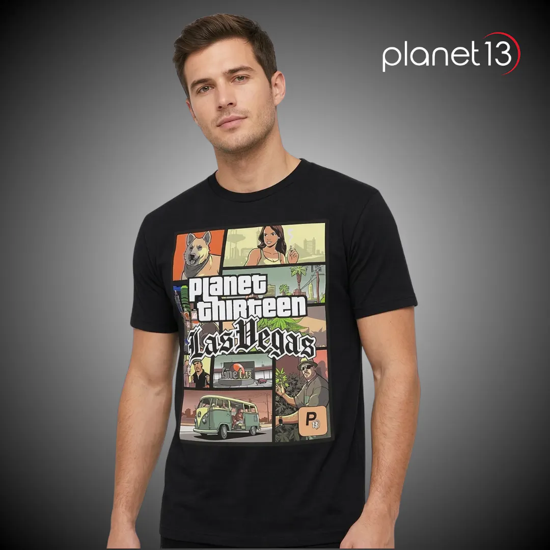 Black Grand Theft Planet Tee XL | Planet 13 Las Vegas