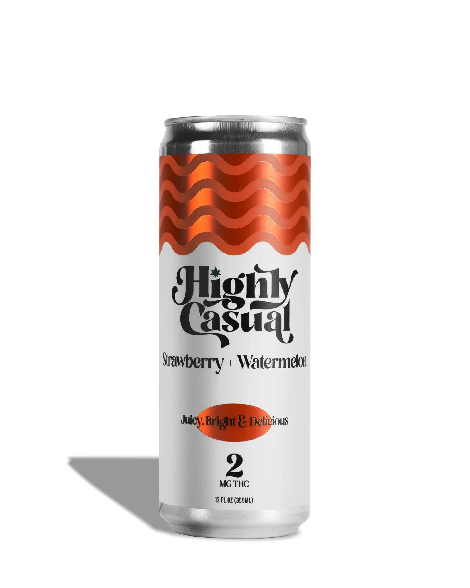 HIGHLY CASUAL HIGHLY CASUAL | STRAWBERRY + WATERMELON | SELTZER | 2MG — EDIBLES