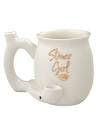 Stoner girl - mug pipe - white