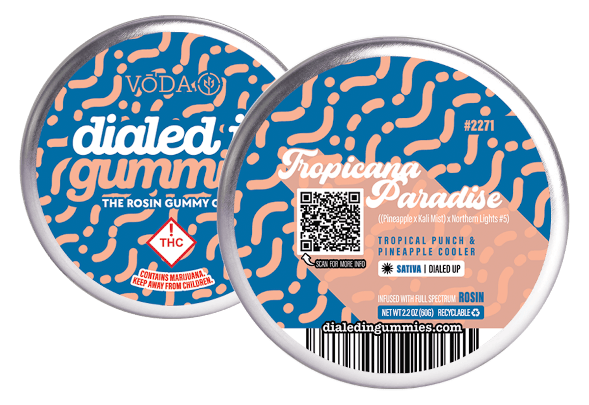 Photo of Dialed In – Rosin Gummies – Tropicana Paradise (S) 100mg