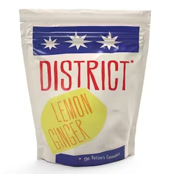 District Cannabis THC Lozenge: Lemon-Ginger THC) MEDICAL CARD