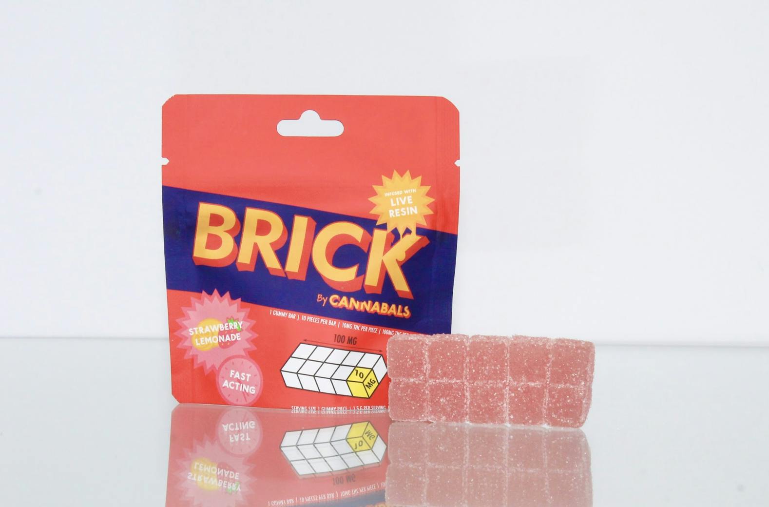 Edibles | Cannibals | Strawberry Lemonade | BRICK | 100mg