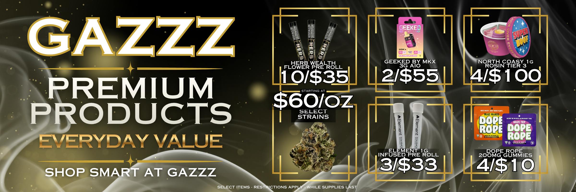 everyday value prices for premium products and top brands at Gazzz Roseville