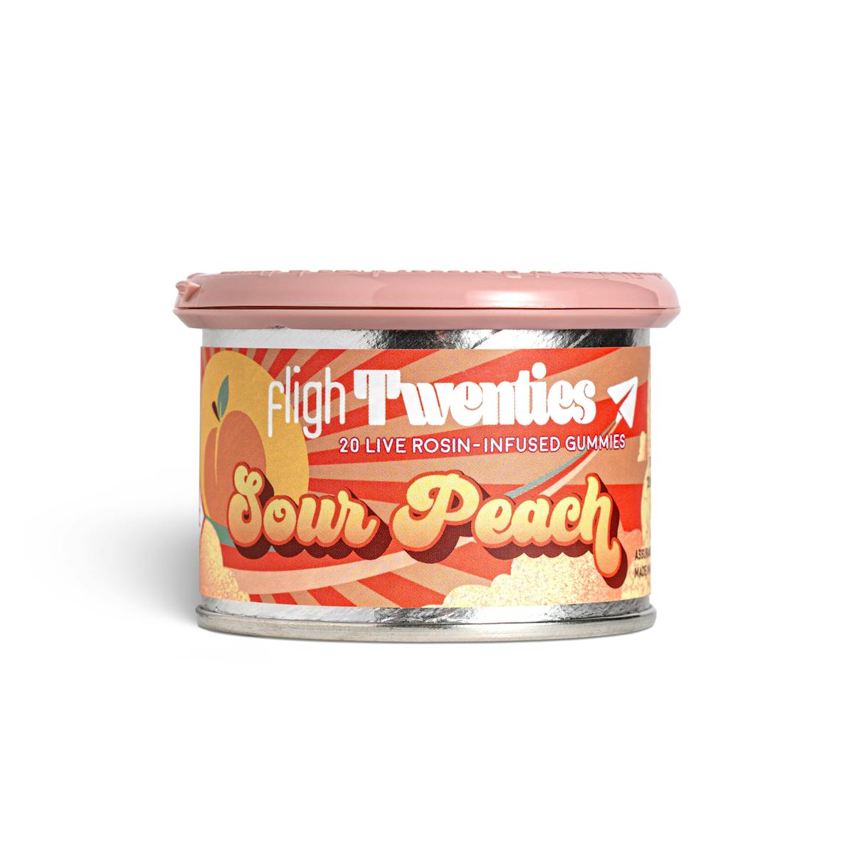 Photo of Sour Peach Gummy 20 Pack – 100mg