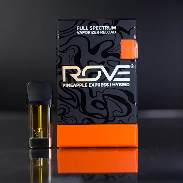 Rove Reload Pod Live Resin Diamond Pineapple Express 1g (hybrid, pods)